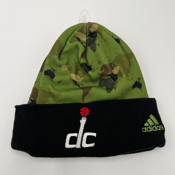 adidas Other - Adidas Washington Wizards‎ Camo Knit Beanie Hat One Size NBA New with Tags